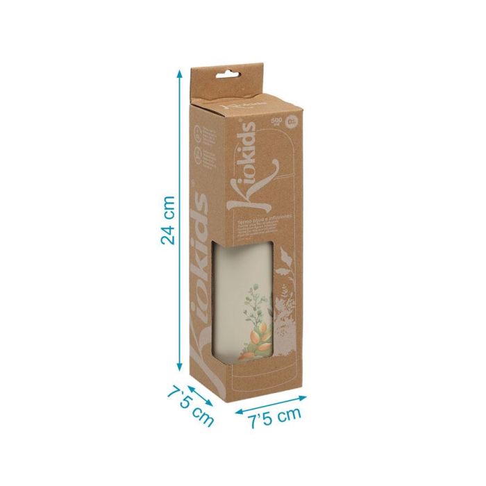 KioKids Honey Termo para Líquidos 500 mL Beige Anti-Goteo Anti-Derrame Acero Inoxidable Doble Pared Frío 24h Calor 12h 3 KioKids Honey Termo para Líquidos 500 mL Beige Anti-Goteo Anti-Derrame Acero Inoxidable Doble Pared Frío 24h Calor 12h 3