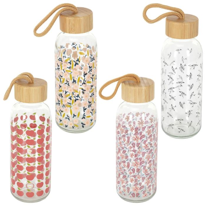 Cook Concept Botella 400 Ml Con Tapón-Correa de Bambú 2 Cook Concept Botella 400 Ml Con Tapón-Correa de Bambú 2