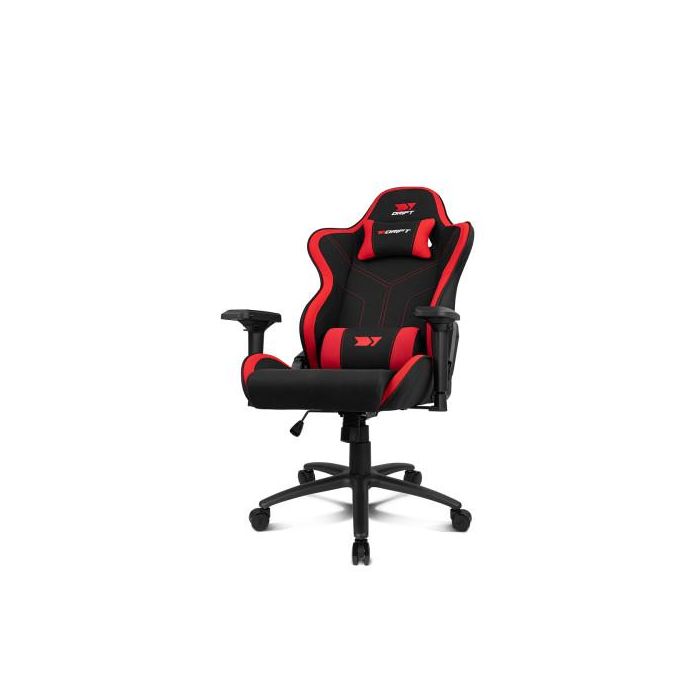 Drift Silla para videojuegos DR110BR Butaca para jugar Asiento acolchado Reposabrazos 4D Negro, Rojo 3