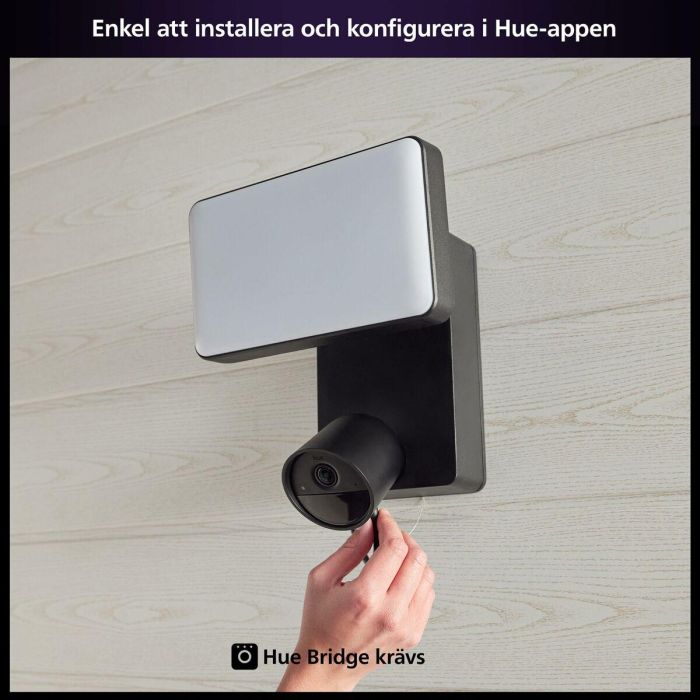 Cámara de vigilancia simulada Philips Hue Secure Flood Light 13