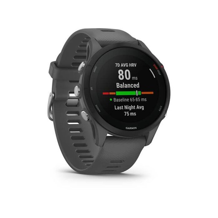 Garmin Forerunner 255 GPS – Reloj Deportivo con Monitor de Frecuencia Cardíaca, 1.3" (3.3cm) Pantalla, 5 ATM, Gris 2 Garmin Forerunner 255 GPS – Reloj Deportivo con Monitor de Frecuencia Cardíaca, 1.3" (3.3cm) Pantalla, 5 ATM, Gris 2