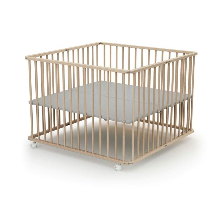Parque de juegos WEBABY 100 x 100 cm Beige 3 Parque de juegos WEBABY 100 x 100 cm Beige 3