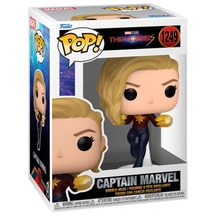 Funko Pop 1249 Capitana Marvel Figura de Vinilo Original Colección Marvel 1