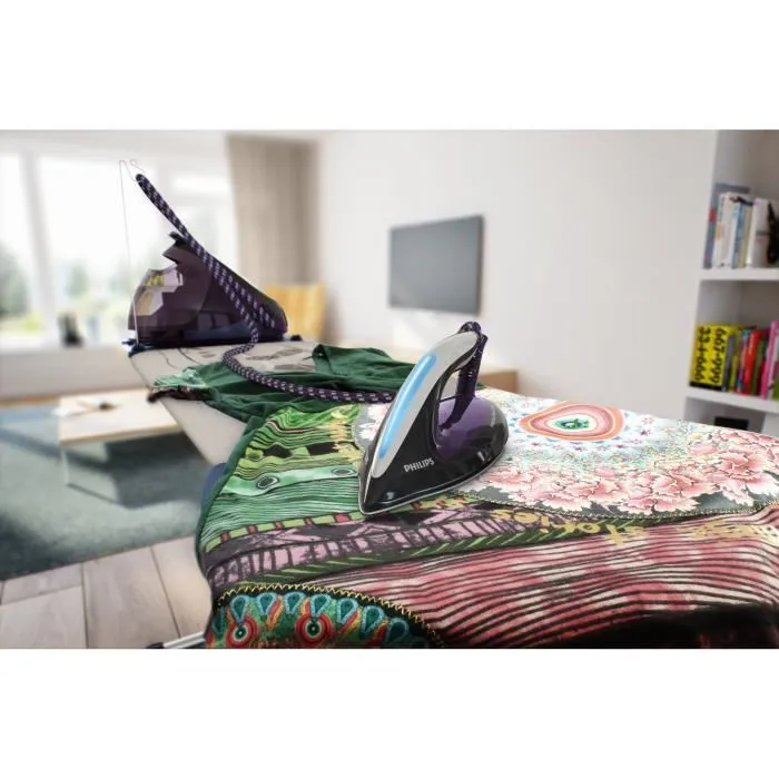 Philips GC9650/80 Generador de Vapor PerfectCare Elite, 7.5 Bar, 150gr/min Impulso Vapor 500gr/min, Tecnología OptimalTemp 3
