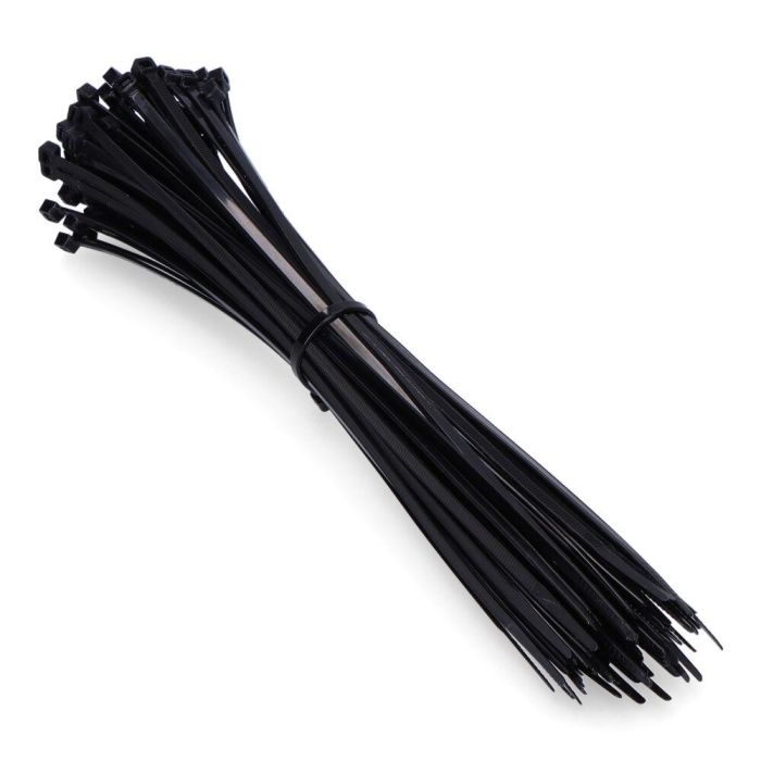 Edm Bridas negras de nylon 4,8 x 300 mm, alta calidad, resistentes a rayos UV y temperaturas de -40°C a 85°C, bolsa de 100 unidades 0 Edm Bridas negras de nylon 4,8 x 300 mm, alta calidad, resistentes a rayos UV y temperaturas de -40°C a 85°C, bolsa de 100 unidades 0