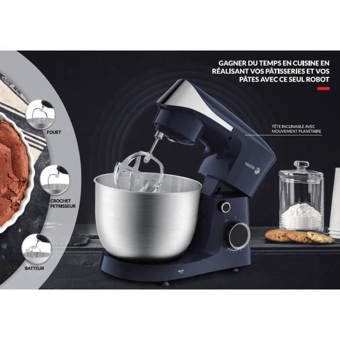 Robot repostero - FAGOR - FG2433 - 1500W - Bol de acero inoxidable: 4,3L 3 Robot repostero - FAGOR - FG2433 - 1500W - Bol de acero inoxidable: 4,3L 3