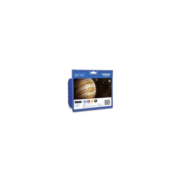 Cartucho de Tinta Original Brother LC1240VALBP Multicolor