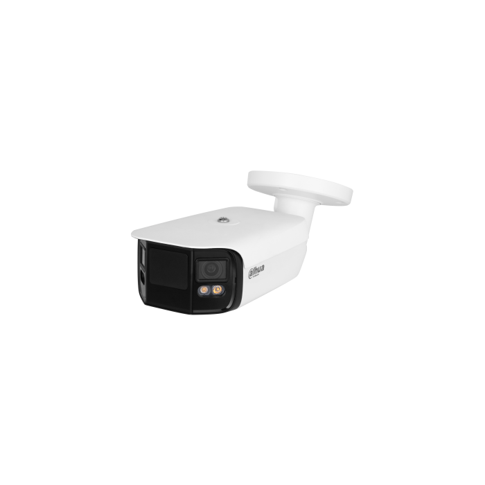 (DH-IPC-PFW5849P-A180-E2-ASTE-0360B) DAHUA CÁMARA IP BULLET PANORÁMICA TIOC DUO WDR WIZSENSE 2X4MP LED IR & LUZ CÁLIDA IP67 ALARMA SONIDO / LUZ AZUL&ROJA 3.6MM POE 5 (DH-IPC-PFW5849P-A180-E2-ASTE-0360B) DAHUA CÁMARA IP BULLET PANORÁMICA TIOC DUO WDR WIZSENSE 2X4MP LED IR & LUZ CÁLIDA IP67 ALARMA SONIDO / LUZ AZUL&ROJA 3.6MM POE 5