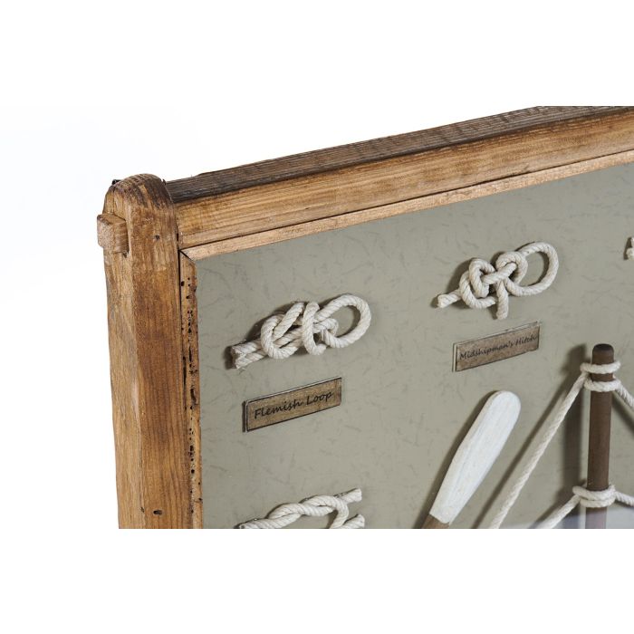 DKD Home Decor Cuadro Marino dandou 26 Beige Natural 4 x 45 x 59 cm (2 Unidades)