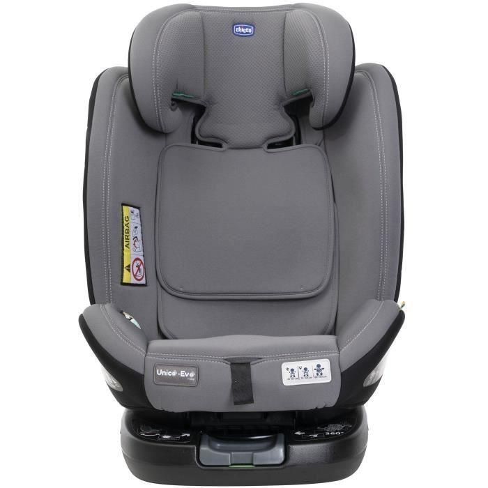 Silla de coche - CHICCO - UNICO EVO - Grupo 0/1/2/3 - I-Size - Reclinable - Reductor - Gris Negro 2 Silla de coche - CHICCO - UNICO EVO - Grupo 0/1/2/3 - I-Size - Reclinable - Reductor - Gris Negro 2