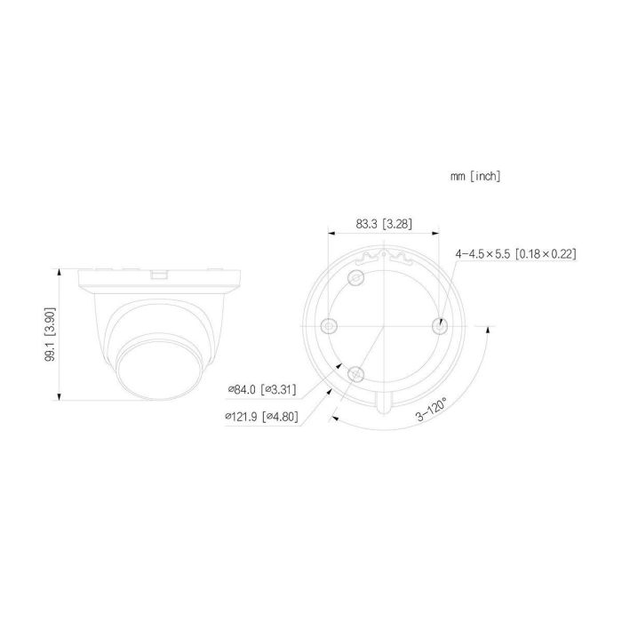 Cámara IP Dahua IPC-HDW2441TM-S-0280B 4