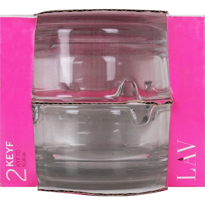 Lav Set 2 Ceniceros Redondo 7.5 cm Colección Ceniceros Lav (24 Cajas)