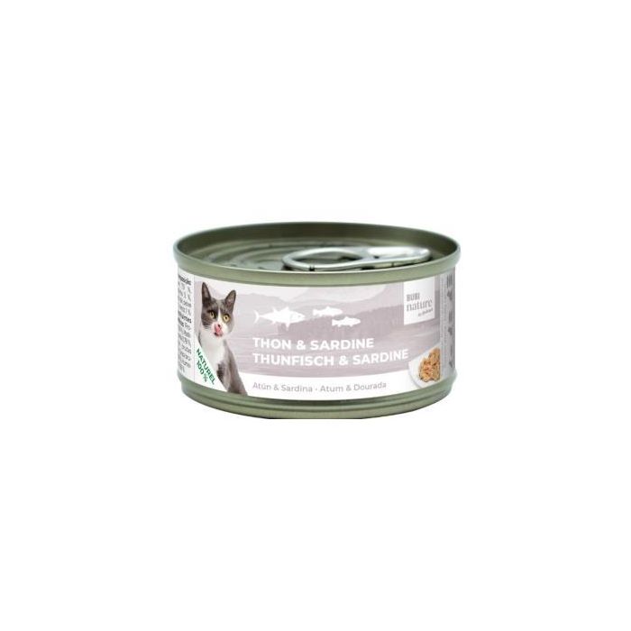 Bubi Nature Snack para Gatos de Atún y Sardina 70g