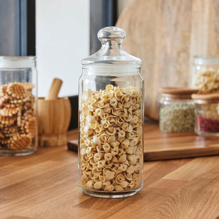 Luminarc Club Tarro de Vidrio con Tapa Transparente 1,5 L 2 Luminarc Club Tarro de Vidrio con Tapa Transparente 1,5 L 2