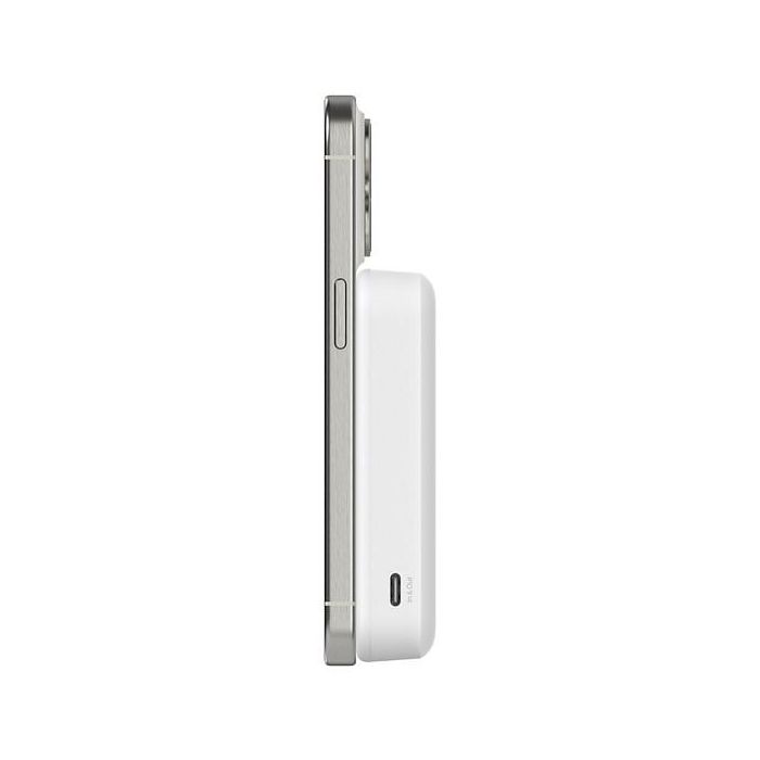 Belkin BPD008BTWH Powerbank Magnética 10000 mAh Qi2 Carga Rápida Inalámbrica Blanca para iPhone 5 Belkin BPD008BTWH Powerbank Magnética 10000 mAh Qi2 Carga Rápida Inalámbrica Blanca para iPhone 5