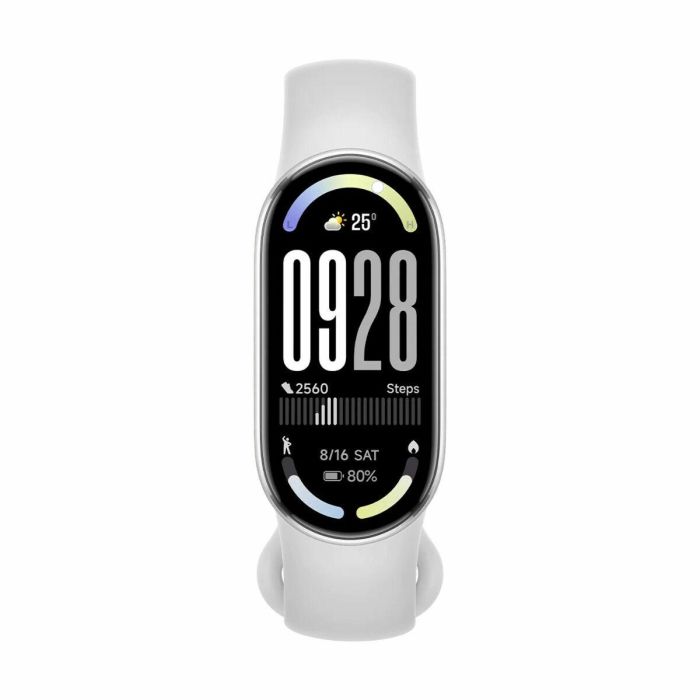 Xiaomi BHR07PSGL Smart Band 10 Plata Pulsera Actividad 1.72" AMOLED 1500 Nits, Monitor Ritmo Cardíaco, Sueño, 5ATM, 21 Días Batería 2