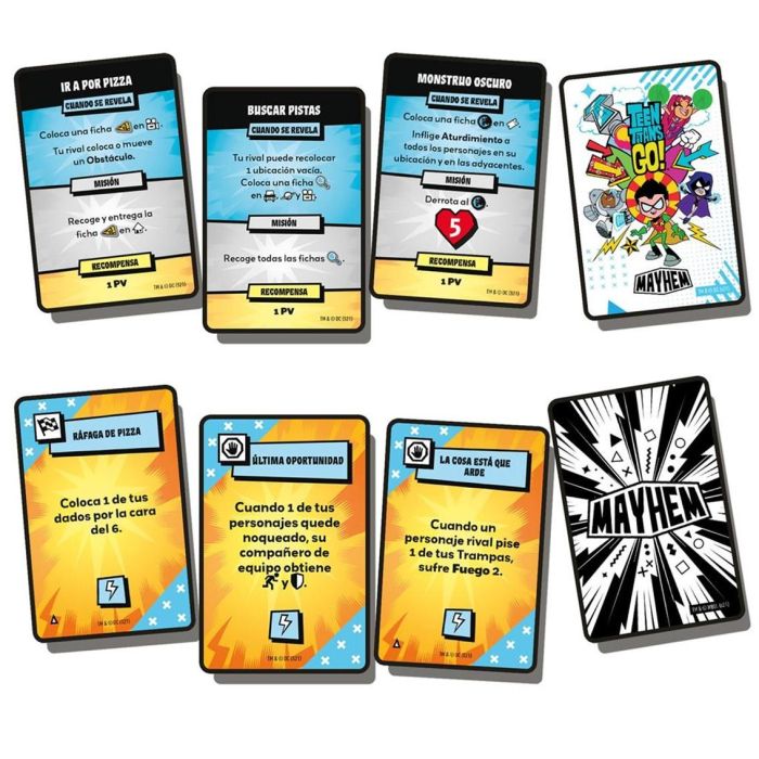 CMON TTG001ES Juego de Mesa Teen Titans GO! Mayhem Familiar Batallas y Misiones 2-4 Jugadores Español 2 CMON TTG001ES Juego de Mesa Teen Titans GO! Mayhem Familiar Batallas y Misiones 2-4 Jugadores Español 2