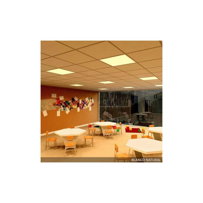 Panel LED 40W 4.400Lm 6000ºK 60x60Cm Enrejado UGR19 40.000H  [HO-PG-600x600-40W-CW] 5