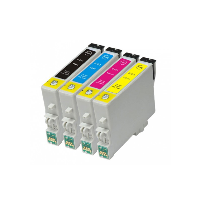 Dayma Cartucho de Tinta Compatible Epson T0611 Negro para Stylus D68, D88, DX4800 y más 1