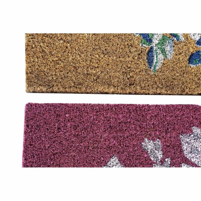 Felpudo Basicos DKD Home Decor Marron Rosa 40 x 1.5 x 60 cm (2 Unidades) 2 Felpudo Basicos DKD Home Decor Marron Rosa 40 x 1.5 x 60 cm (2 Unidades) 2