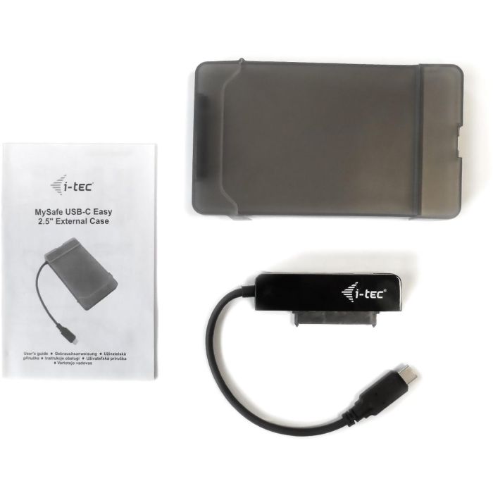 Funda Disco Duro i-Tec C31MYSAFEU313 Negro Gris USB USB-C Sata II 5