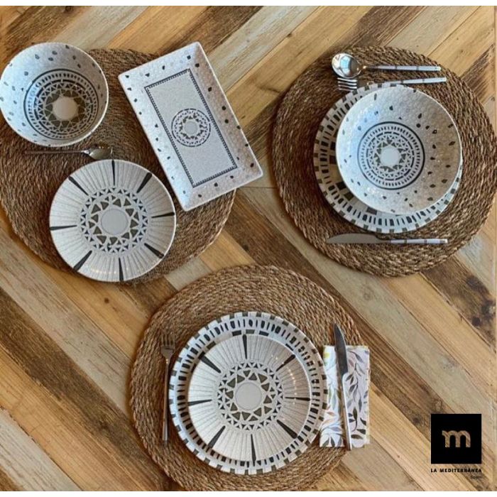 La Mediterranea Plato Postre Barroc Monaco Brillo 20 cm (12 Unidades) 5 La Mediterranea Plato Postre Barroc Monaco Brillo 20 cm (12 Unidades) 5