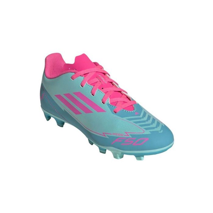 Botas de Fútbol para Niños Adidas F50 Club Fg/Mg Agua