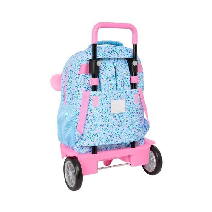 Mochila Escolar Vicky Martín Berrocal Paraíso Azul Rosa 33 x 45 x 22 cm 1