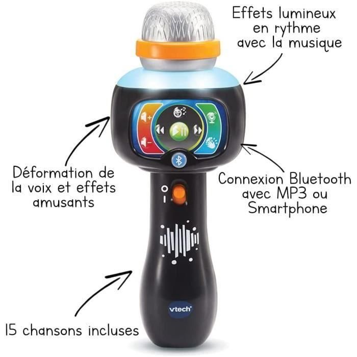 VTech Super Micro Magia'Fun - Micrófono con Magic'voice y Bluetooth para Niños 2-5 Años 3 VTech Super Micro Magia'Fun - Micrófono con Magic'voice y Bluetooth para Niños 2-5 Años 3