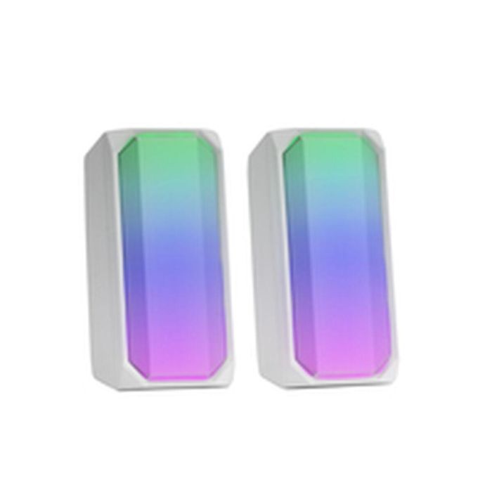 Altavoz Bluetooth Portátil Mars Gaming MSRGBW Blanco 15 W 4 W 10 Altavoz Bluetooth Portátil Mars Gaming MSRGBW Blanco 15 W 4 W 10