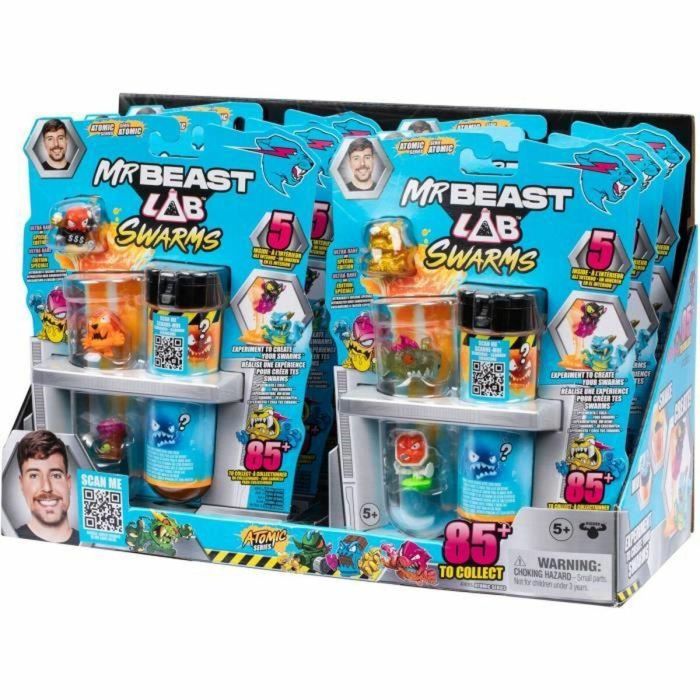 MrBeast Lab MRB0630996247464 Pack 5 Minifiguras Swarms Atomic Niños 5+ Años 14