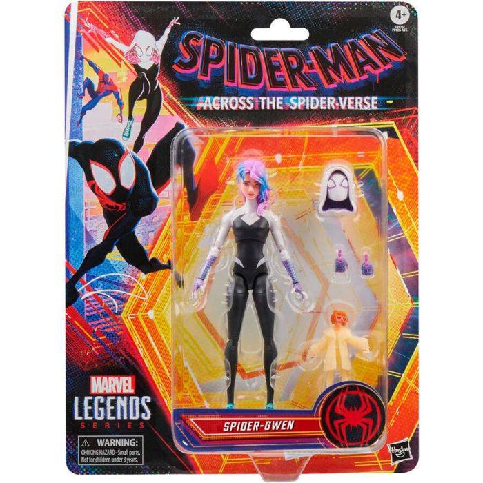 Hasbro Figura Spider-Gwen Spider-Man: Across The Spider-Verse articulada 15cm con accesorios