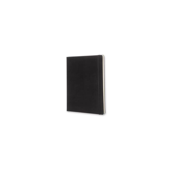 Cuaderno Moleskine Clasico Tapa Dura 19X25 192H 70Gr. Horizontal Con Goma Negra 4