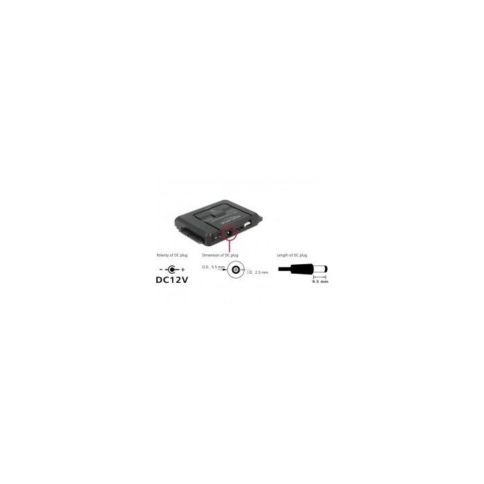 DELOCK Konverter USB 3.0 zu SATA 6 Gb/s / IDE 40 Pin / IDE 44 Pin mit Backup Funktion 4