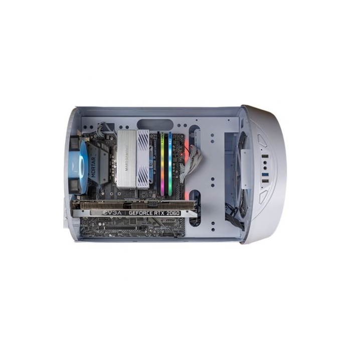 Caja Gaming Minitorre Mars Gaming MC-CYLON/ Blanca 4