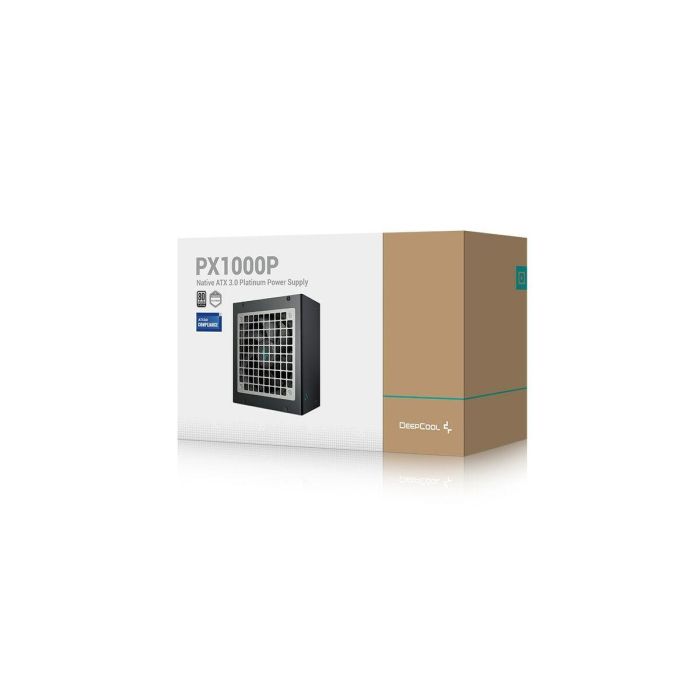 DEEPCOOL - PX1000P ATX 3.0 - Fuente de alimentación para PC - 1000W - 80Plus Platinum - Ventilador de 120 mm - Modular completo - Negro 1