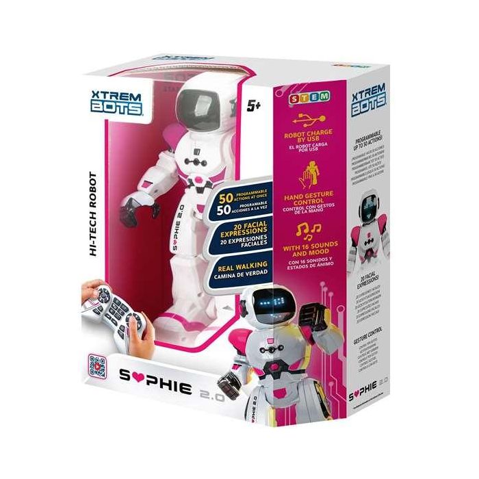 Juego robot sophie 2.0. con 16 sonidos y estados de animo , control con gestos de la mano y carga por usb Juego robot sophie 2.0. con 16 sonidos y estados de animo , control con gestos de la mano y carga por usb