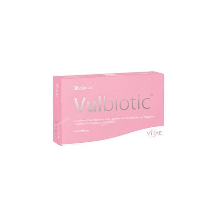 VITAE Vulbiotic 30 Cap. Probiótico Ginecológico para Microbiota Íntima con Lactobacillus Rhamnosus y Crispatus