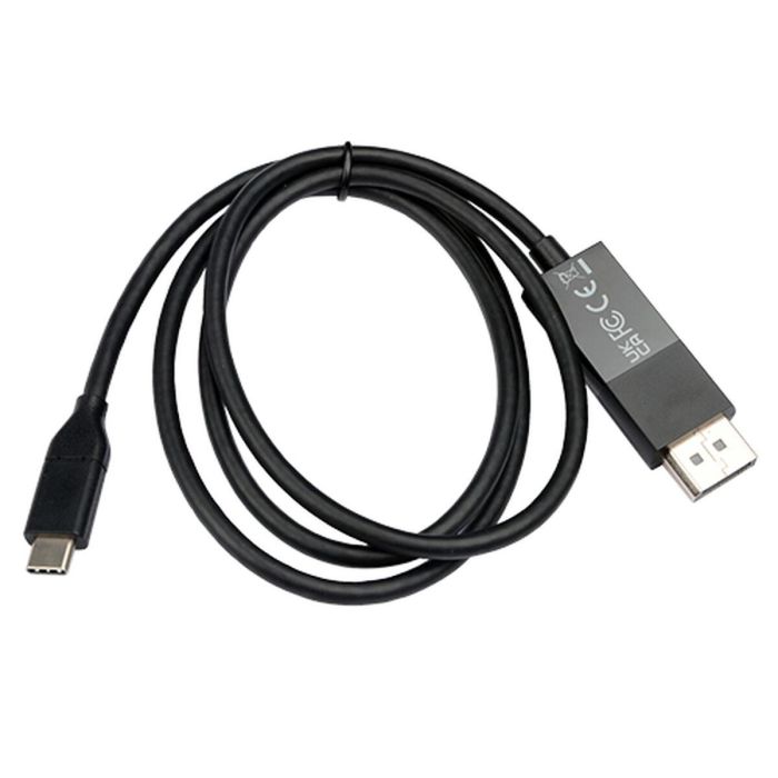 Adaptador USB-C a DisplayPort V7 V7UCDP-2M Negro 1 Adaptador USB-C a DisplayPort V7 V7UCDP-2M Negro 1