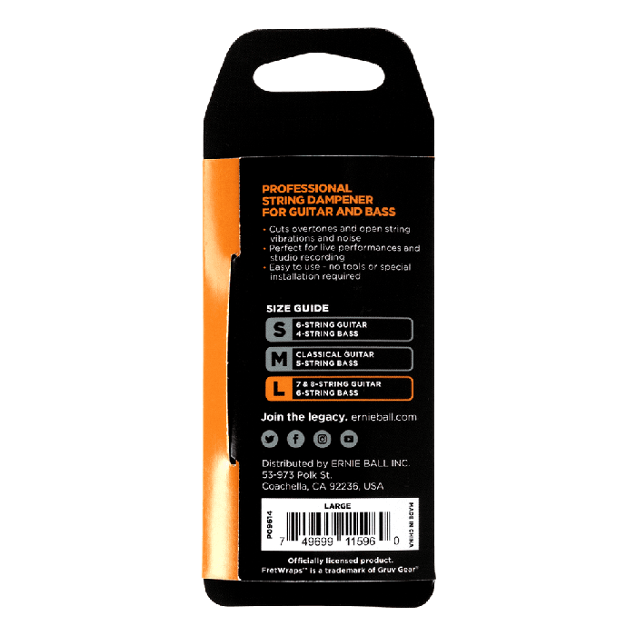 Muteador Fretwraps By Gruv Gear - Lg 1 Muteador Fretwraps By Gruv Gear - Lg 1