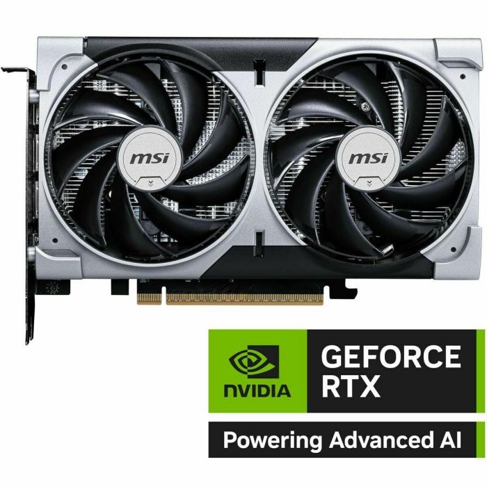 MSI GeForce RTX 5060 VENTUS 2X OC 8 GB GDDR7 Tarjeta Gráfica PCI Express 5.0 DirectX 12 Ultimate 11 MSI GeForce RTX 5060 VENTUS 2X OC 8 GB GDDR7 Tarjeta Gráfica PCI Express 5.0 DirectX 12 Ultimate 11