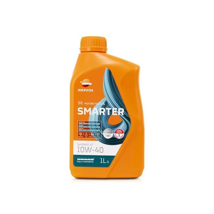 Aceite de Motor para Moto Repsol Smarter 10W40 1 L 2 Aceite de Motor para Moto Repsol Smarter 10W40 1 L 2