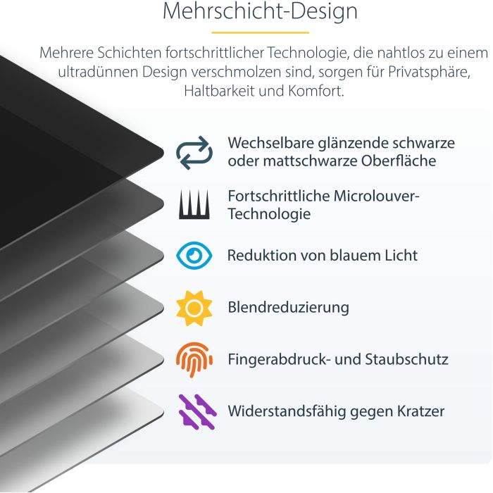 Protector de Pantalla Startech Filtro de Privacidad para Portátil de 14in - Filtro para Monitor para Pantalla Ancha 16:9 - Prote 5