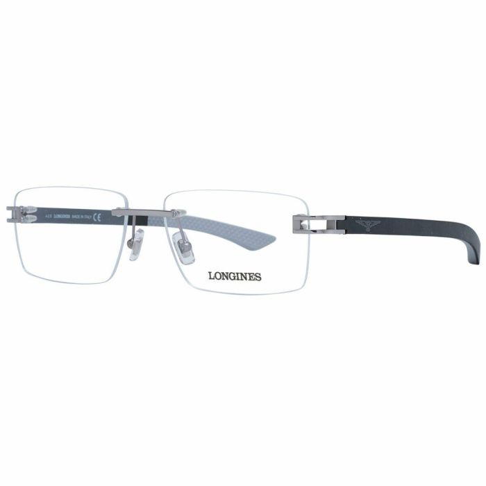Montura de Gafas Hombre Longines LG5006-H-55014 Gris Ø 55 mm Montura de Gafas Hombre Longines LG5006-H-55014 Gris Ø 55 mm