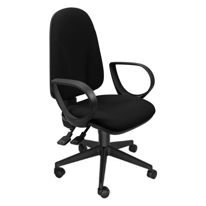 Unisit Silla Administrativa Sincro Team Negra Reposabrazos Fijos Unisit Silla Administrativa Sincro Team Negra Reposabrazos Fijos
