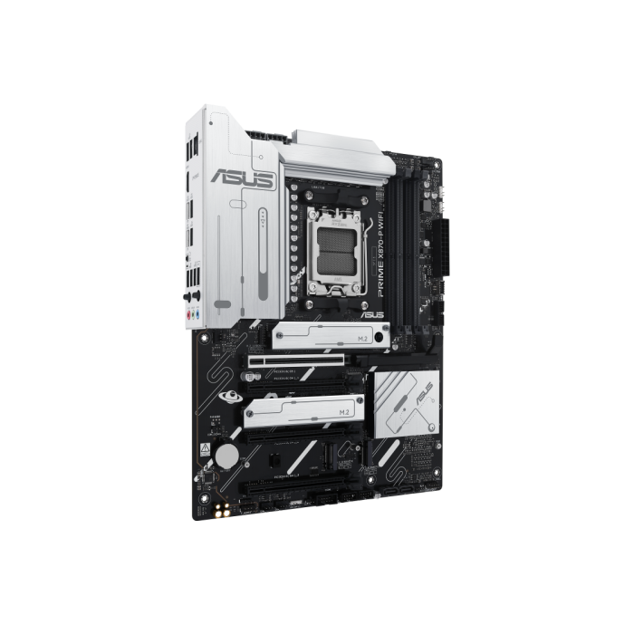 ASUS Placa Base X870-P WiFi ATX para AMD Zócalo AM5 Ryzen 7000/8000/9000 Series DDR5 Wi-Fi 7 1