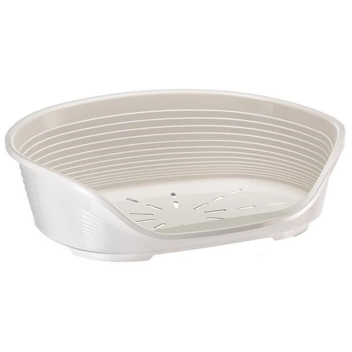 FERPLAST Cesta Siesta Deluxe 8 - 82x59,5x25 cm - Blanco - Para perros y gatos FERPLAST Cesta Siesta Deluxe 8 - 82x59,5x25 cm - Blanco - Para perros y gatos
