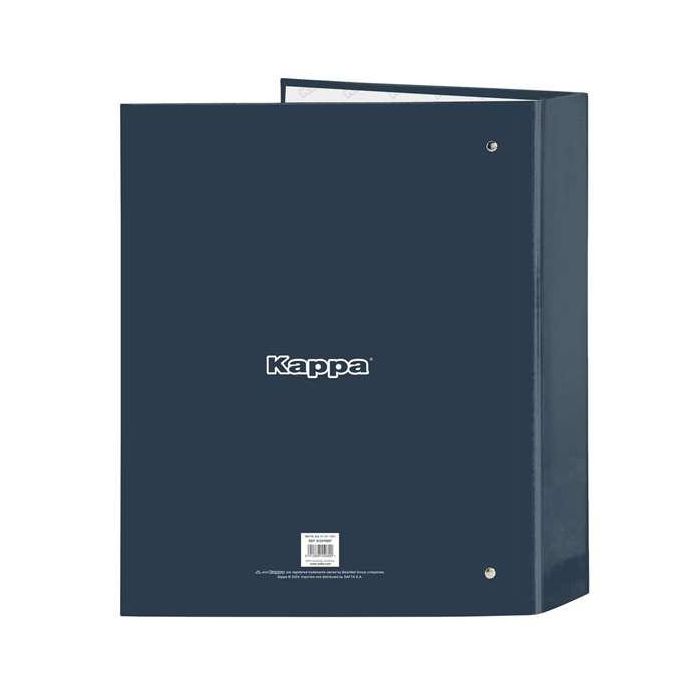 Carpeta de anillas Kappa Dark navy Azul marino A4 27 x 33 x 6 cm 1 Carpeta de anillas Kappa Dark navy Azul marino A4 27 x 33 x 6 cm 1