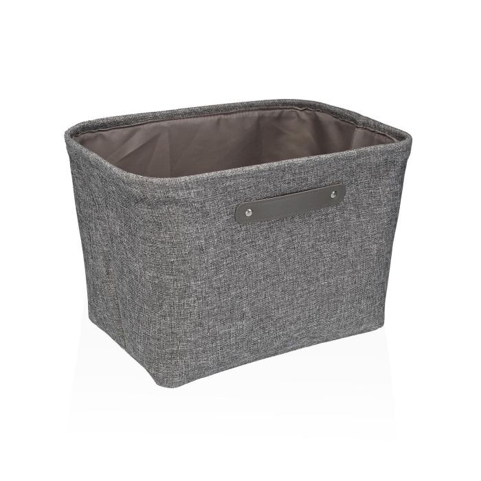 Cesta Rectangular Gris Versa 26x25x38 cm - Minimal - Poliéster (2 Unidades) Cesta Rectangular Gris Versa 26x25x38 cm - Minimal - Poliéster (2 Unidades)