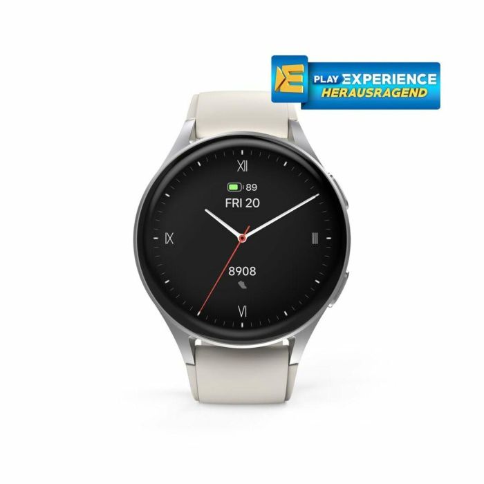 HAMA Reloj Pulsera Smartwatch 8900 1,32" Plata/Beige 1